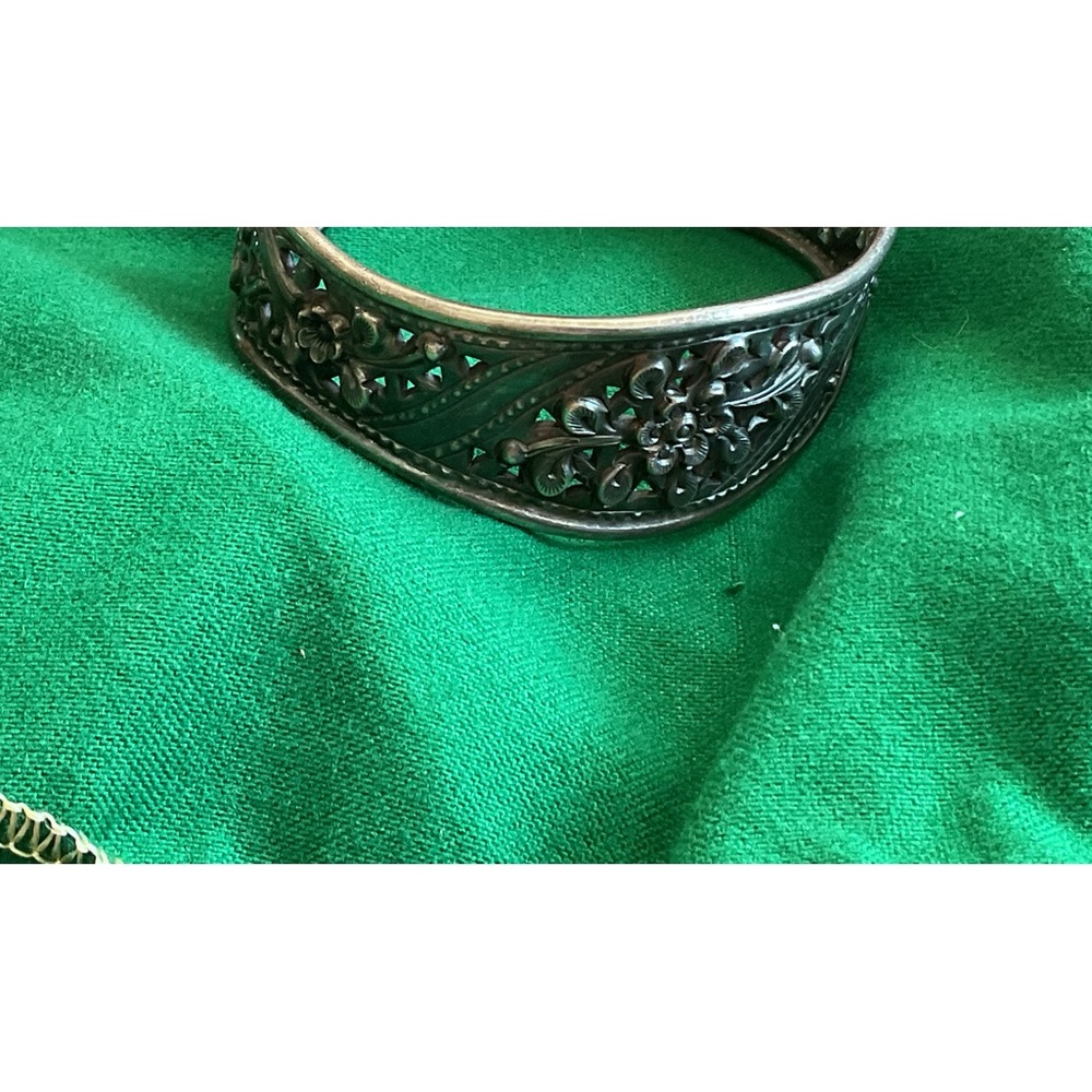Cuff silver bracelet